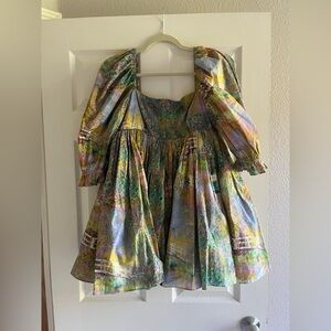 RESERVED - Selkie Bridge Cotton Puff Dress BNWOT SIZE M